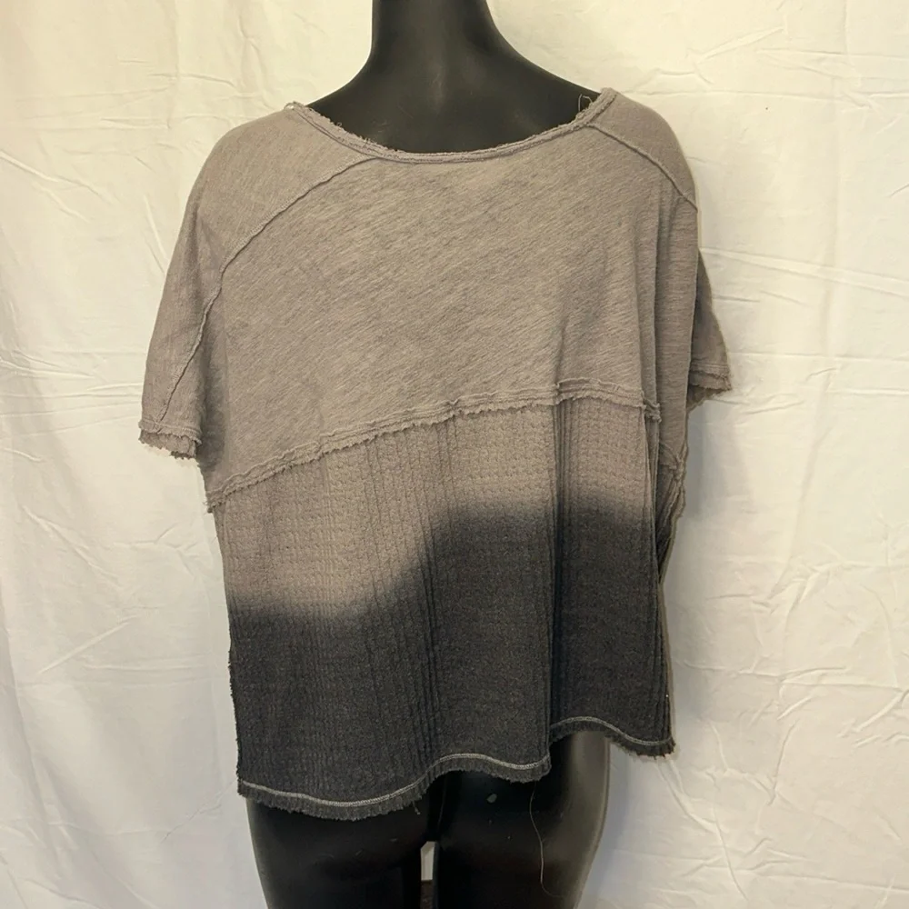 Free People We The Free Sun Dial Ombré T-Shirt Size X Small N7